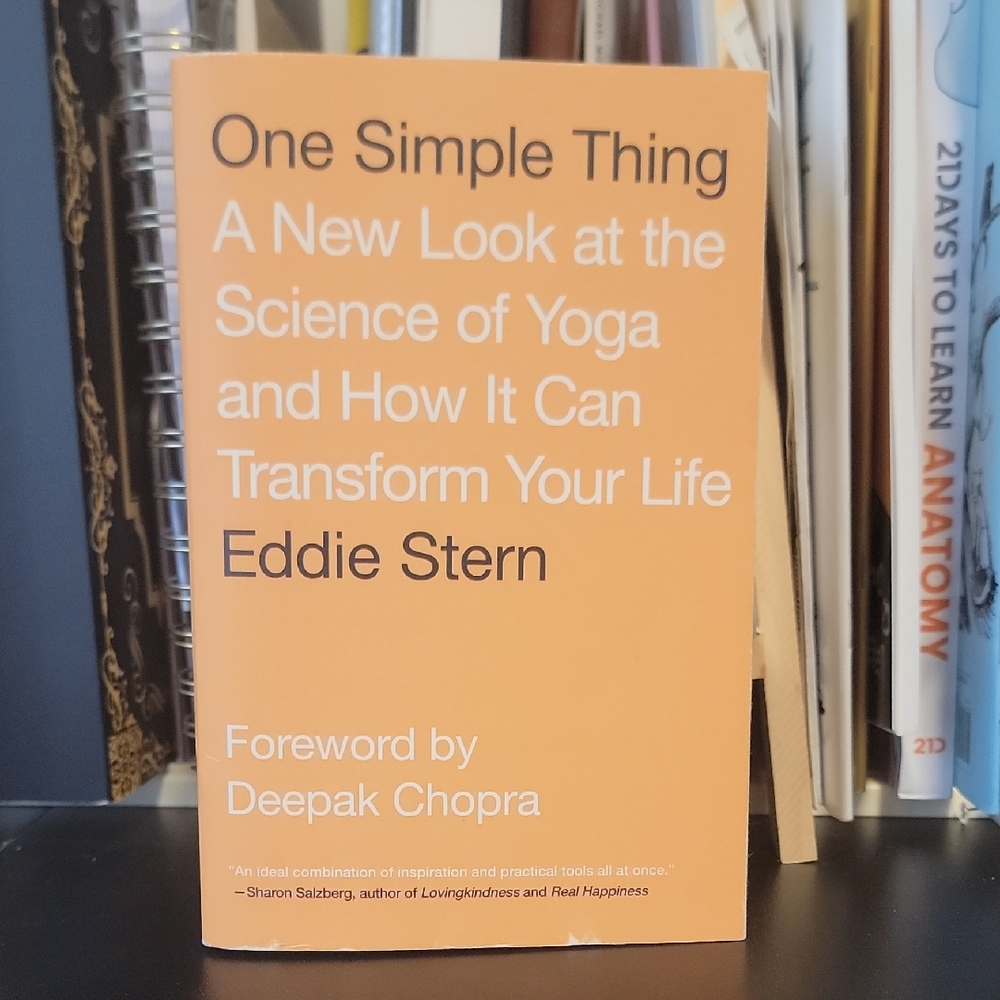 One Simple Thing – Orange Paperback Yoga Book